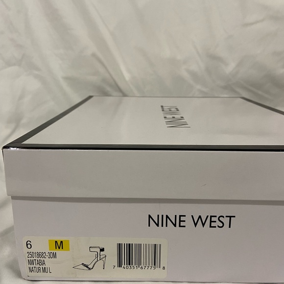 Nine West heels mules in nude size 6 - Picture 7 of 7